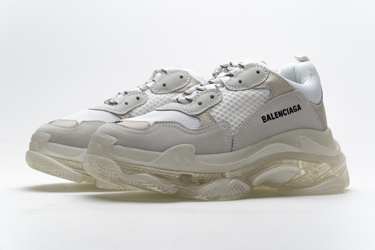 balenciaga triple s white second hand