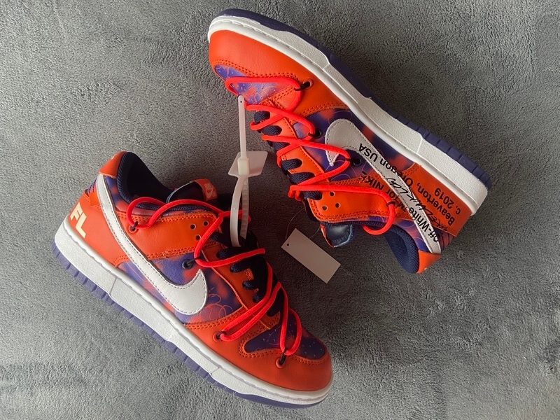 Off White x Futura x Dunk Low SB UNC - Tony Shoe