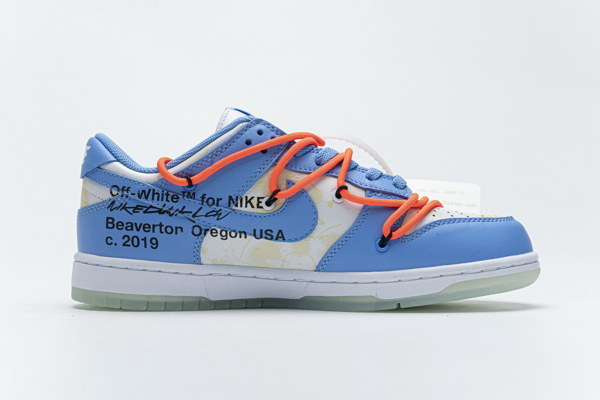 Off White x Futura x Dunk Low SB UNC - Tony Shoe