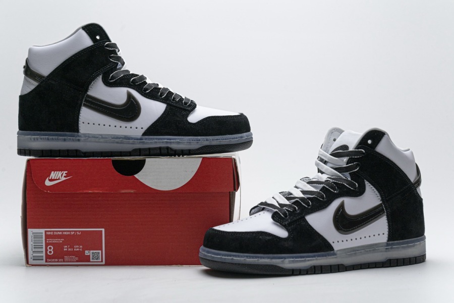 nike dunk high slam jam white black where to buy