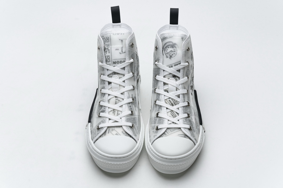 dior b23 high top daniel arsham newspaper