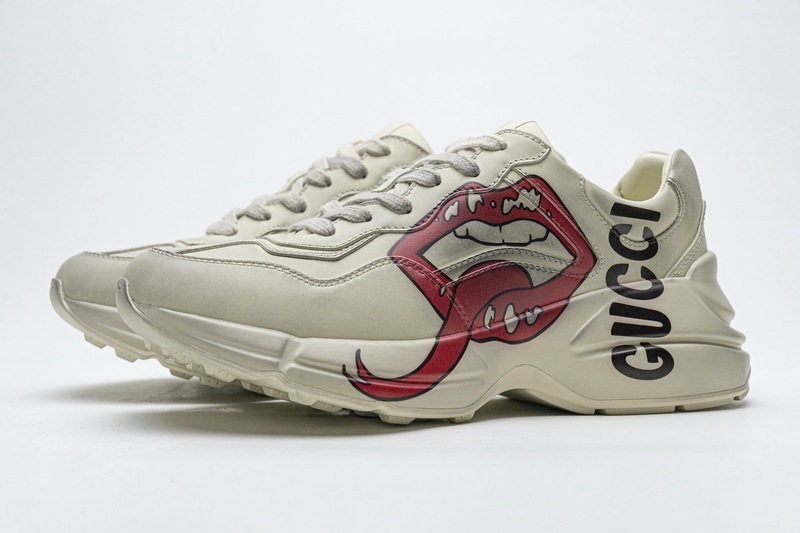 gucci rhyton sneakers lips