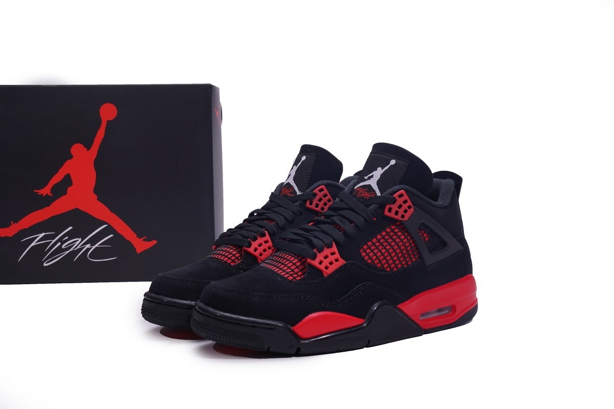 TOP Quality LJR Jordan 4 Retro Red Thunder - HotKicks