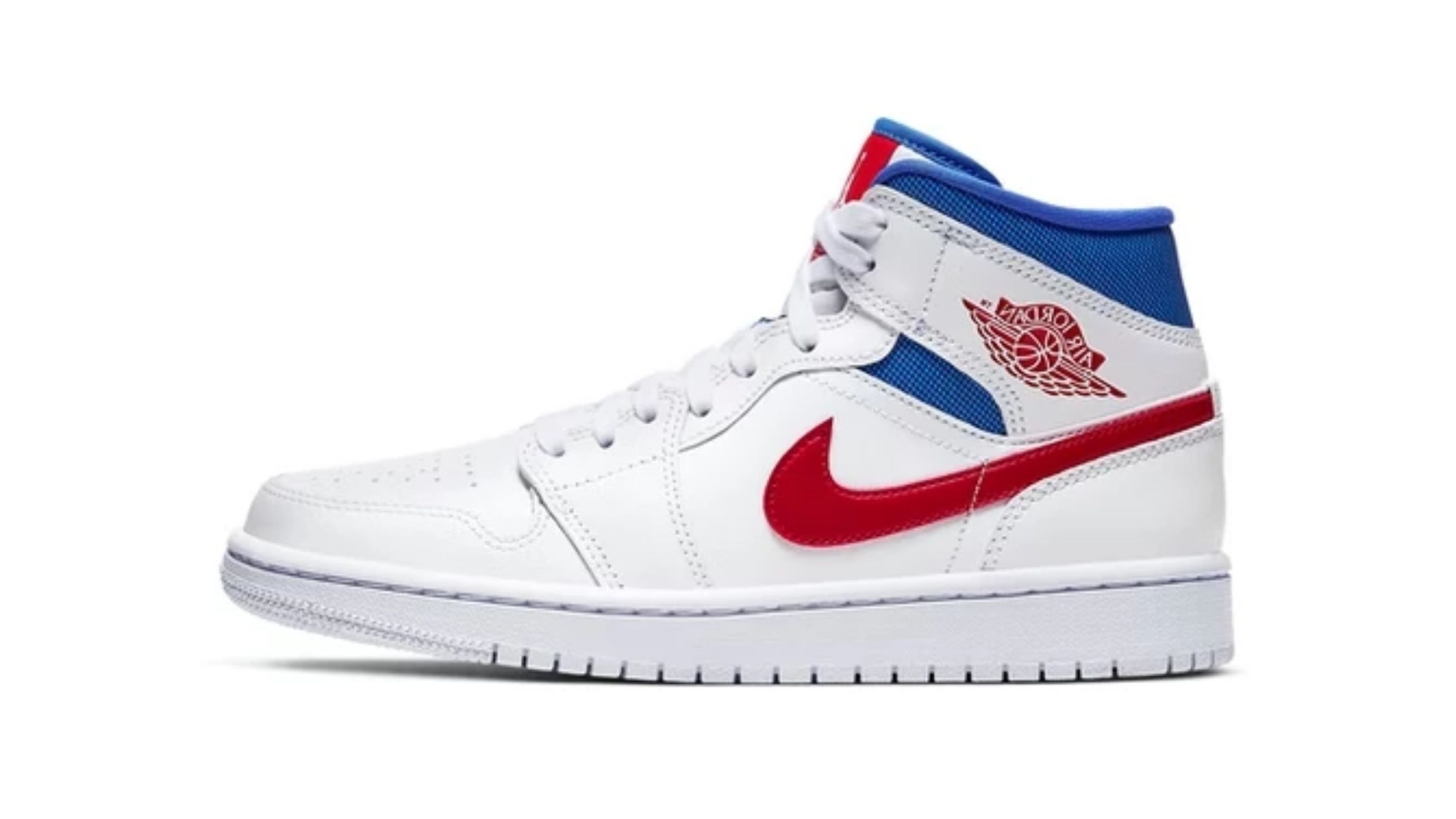 StclaircomoShops - High Quality OG Jordan 1 Mid White Red Royal (W