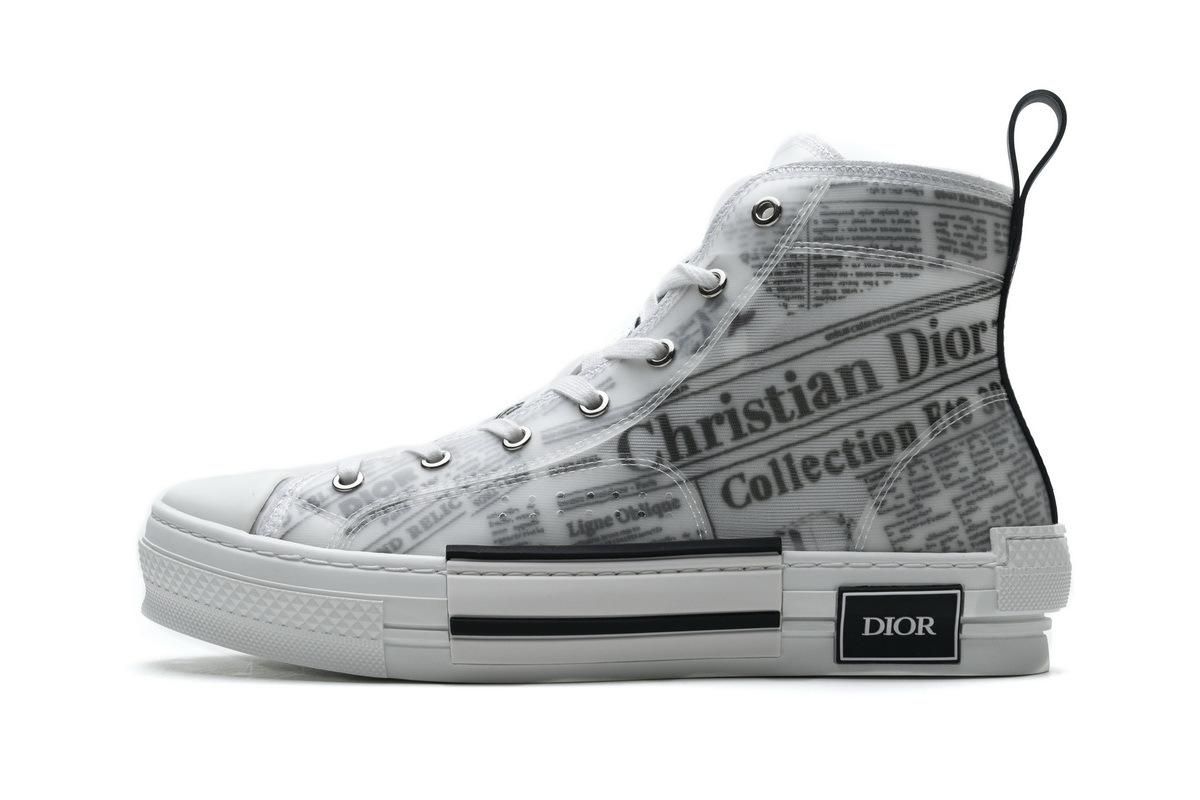 dior b23 high top daniel arsham newspaper