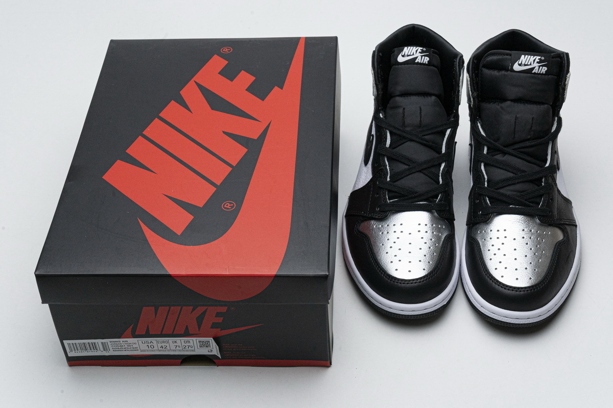 Air Jordan 1 Retro High OG Silver Toe CD0461-001