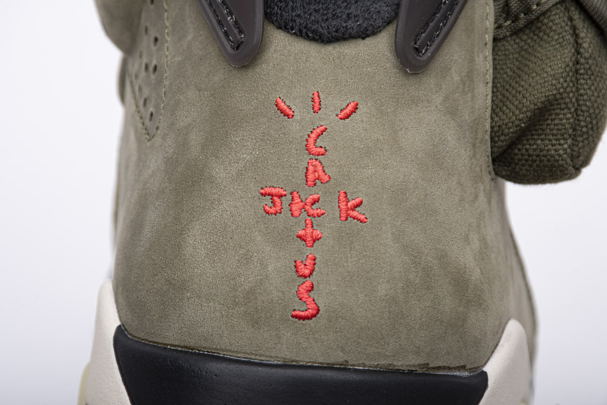 Travis Scott × Nike Air Jordan 6 British Khaki 27.5cm