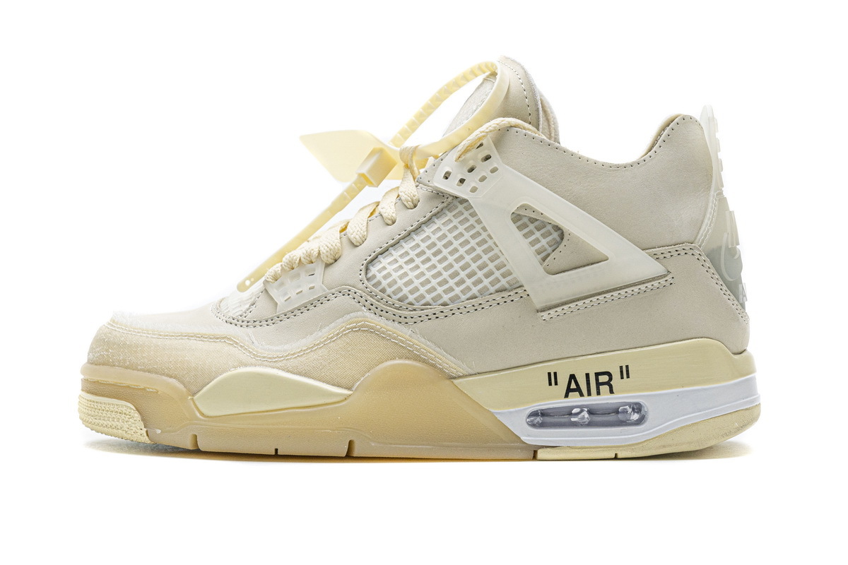 Nike Nike Air Jordan 4 Off-White Sail  Size W6 Available For Immediate  Sale At Sotheby's