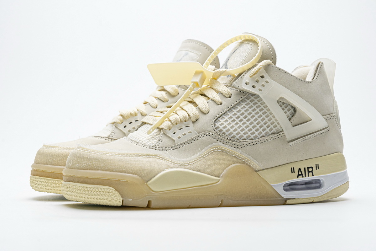 Buy Off-White x Wmns Air Jordan 4 Retro SP 'Sail' - CV9388 100