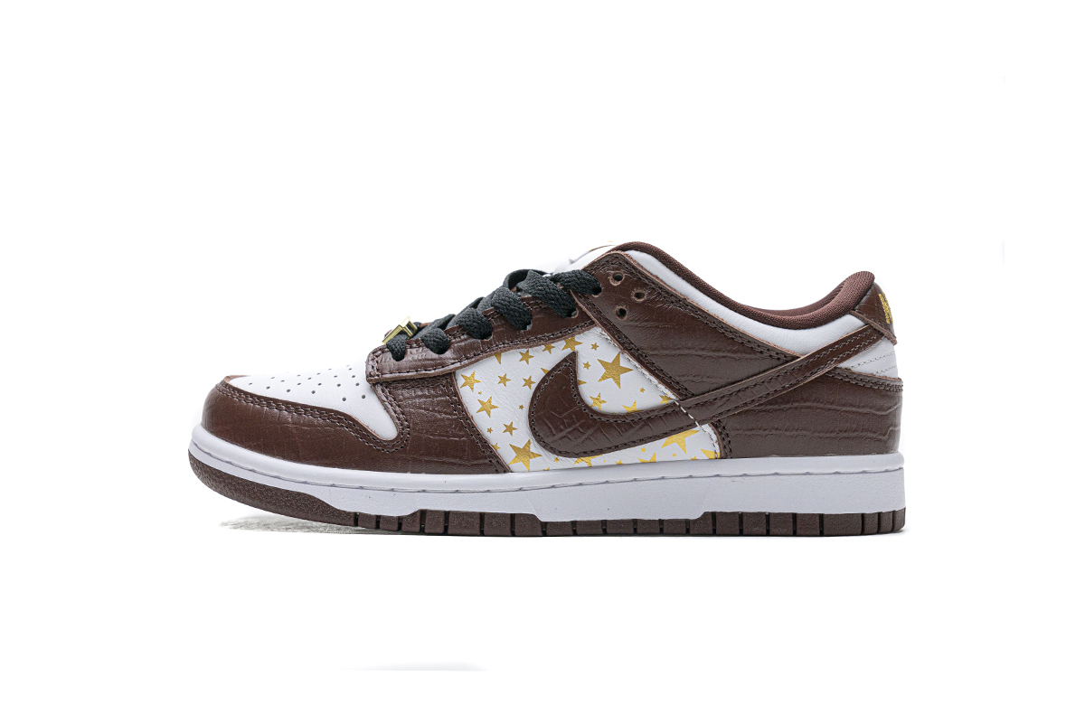 High Quality OG Dunk SB Low Supreme Stars Barkroot Brown (2021