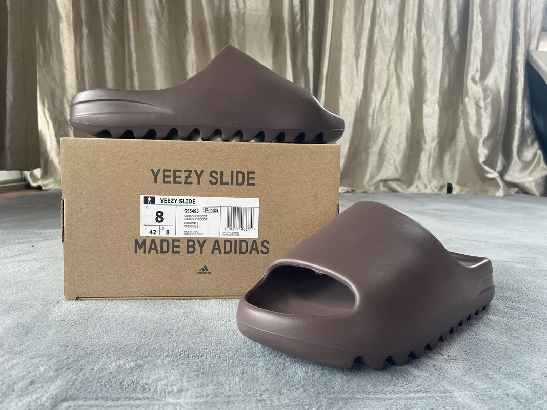WpadcShops - High Quality OG Yeezy Slide Soot - adidas could not 
