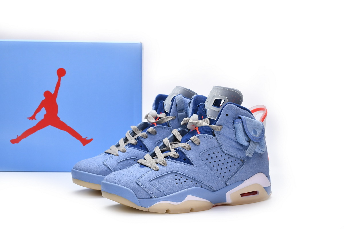 blue jordan retro 6