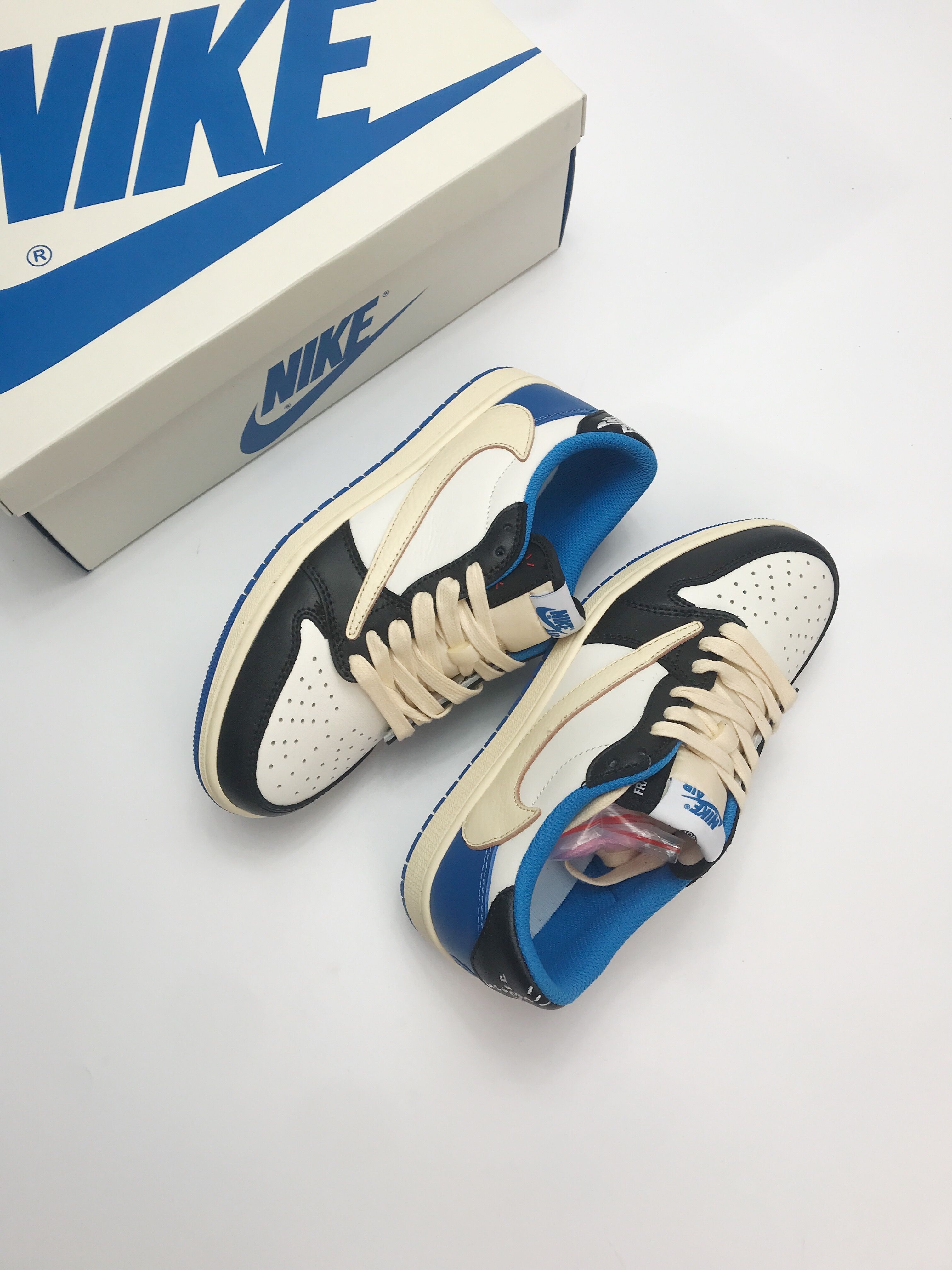 Top Quality Ljr Air Jordan 1 Low Travis Scott X Fragment Design Hotkicks