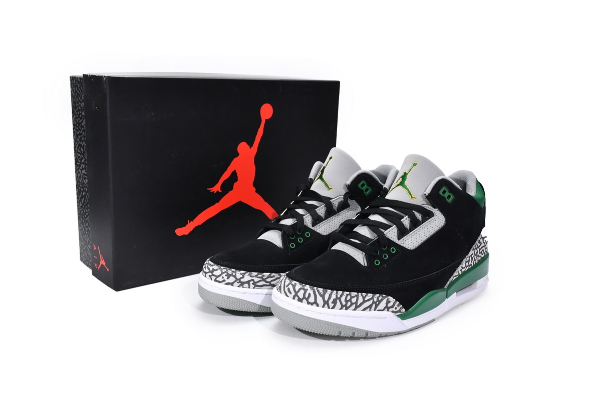 Air Jordan 3 Retro Pine Green - CT8532-030