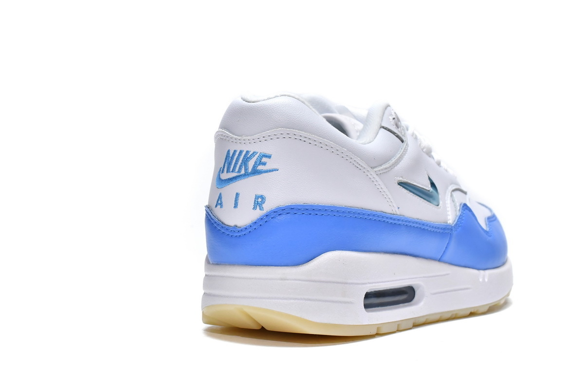 Nike Air Max 1 Premium Jewel 'White & University Blue' Release Date. Nike  SNKRS