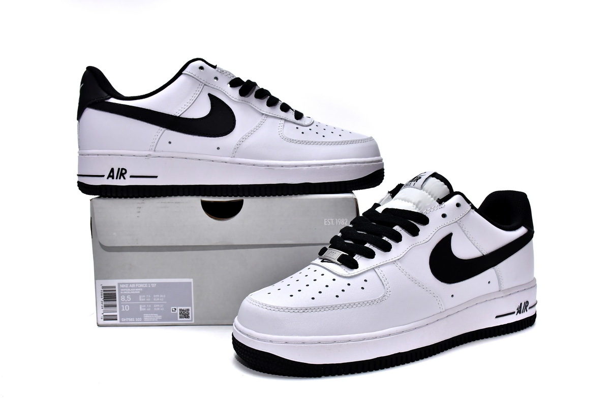 Air force 1 black white