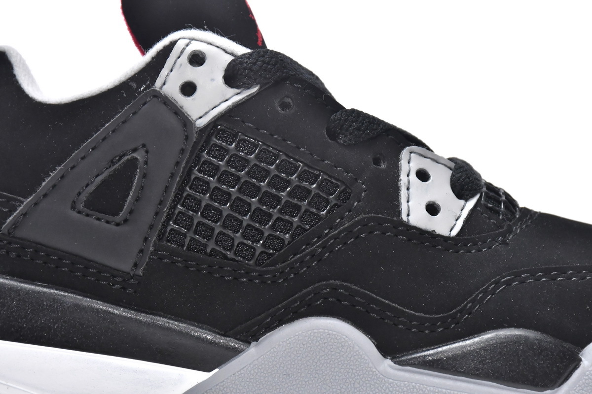 Jordan AIR JORDAN 4 RETRO - Sneakers alte - white/black/neutral