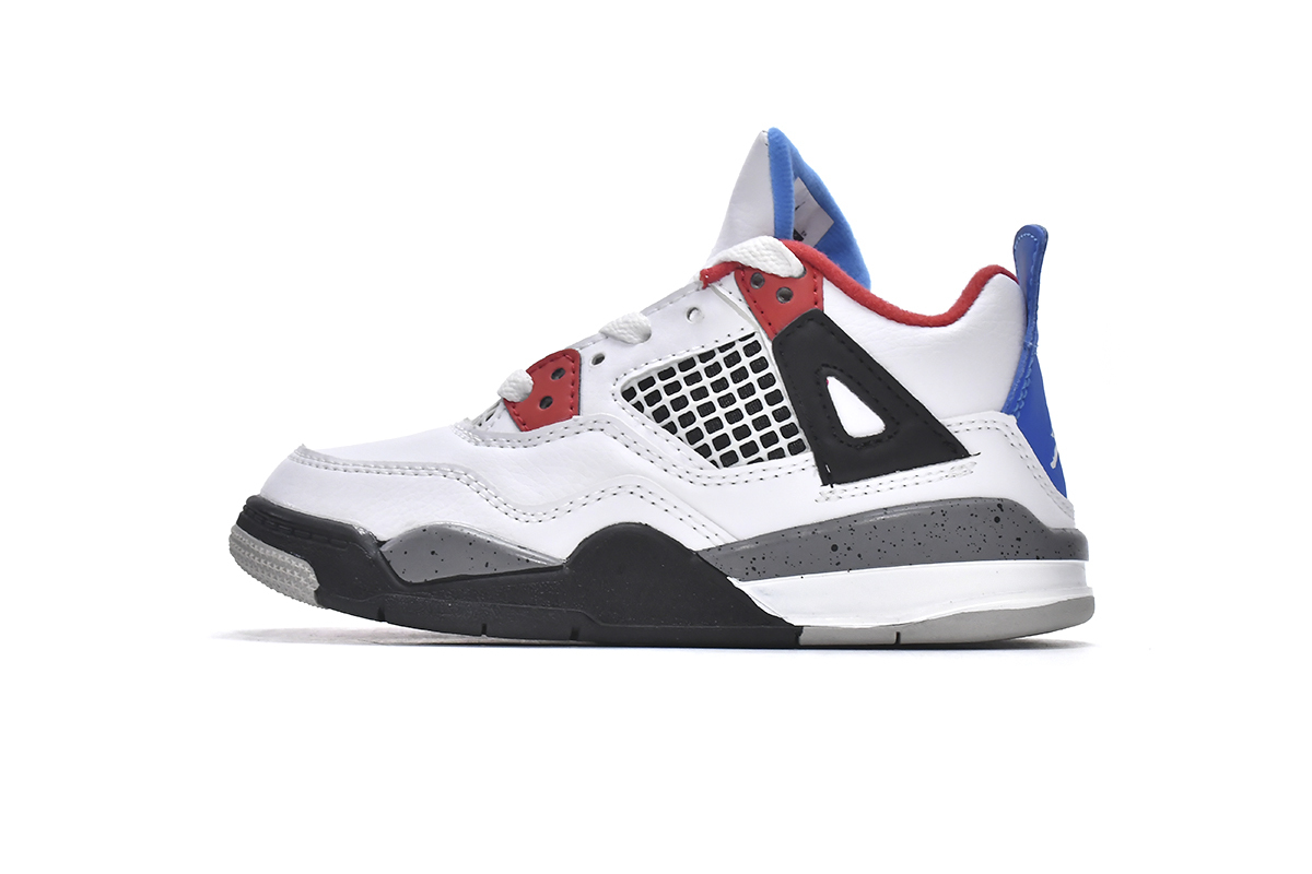 Zapatilla Jordan Niño Retro 3 Denim SE White/Fire Red/Black