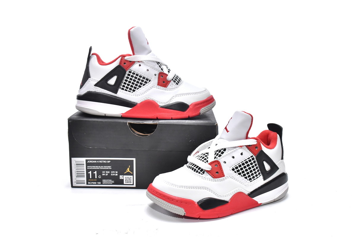 Sneakers Release – Air Jordan 4 Retro “Fire Red”  Men’s and Kids’ Shoe