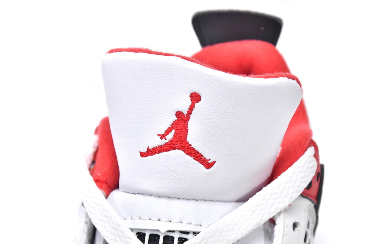  Nike Jordan Kid's Shoes Air Jordan 4 Retro OG (PS) Fire Red  2020 BQ7669-160 (Numeric_13_Point_5)