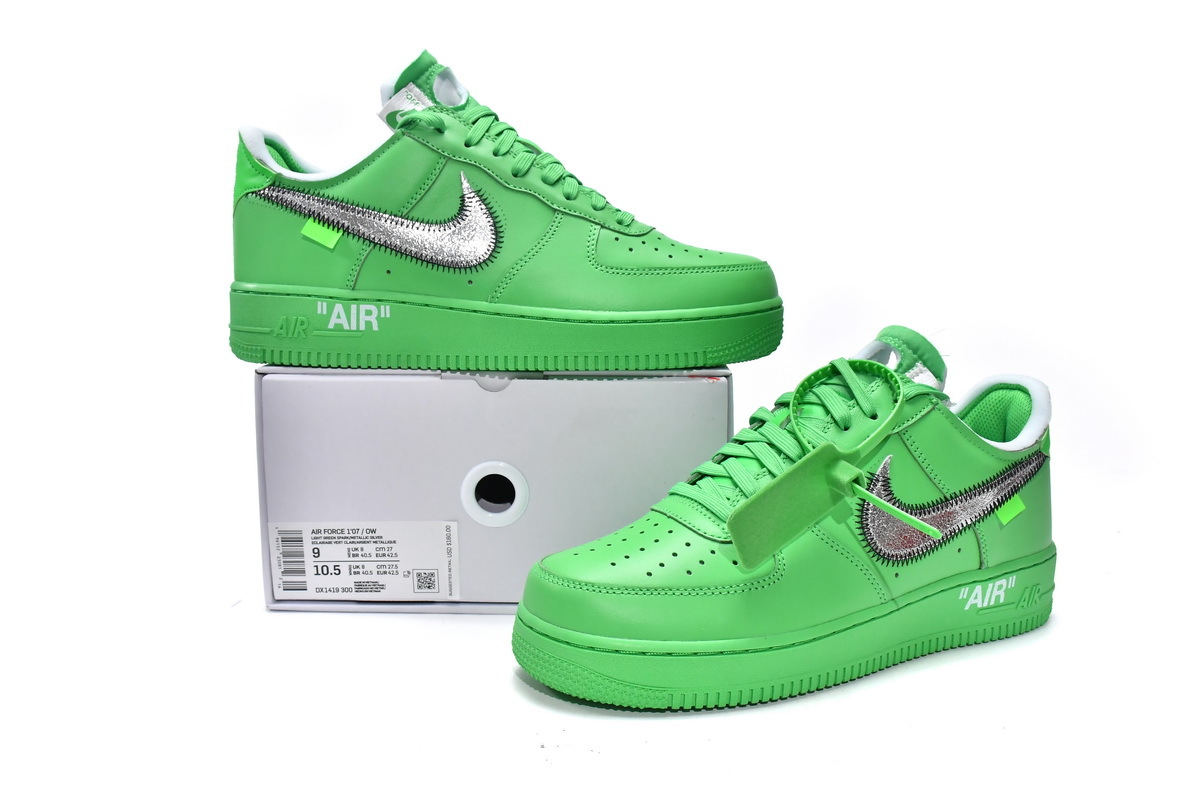 TechReel #26 - OffWhite Air Force 1 “Green Spark” Unboxing!⭐️ #offwhit