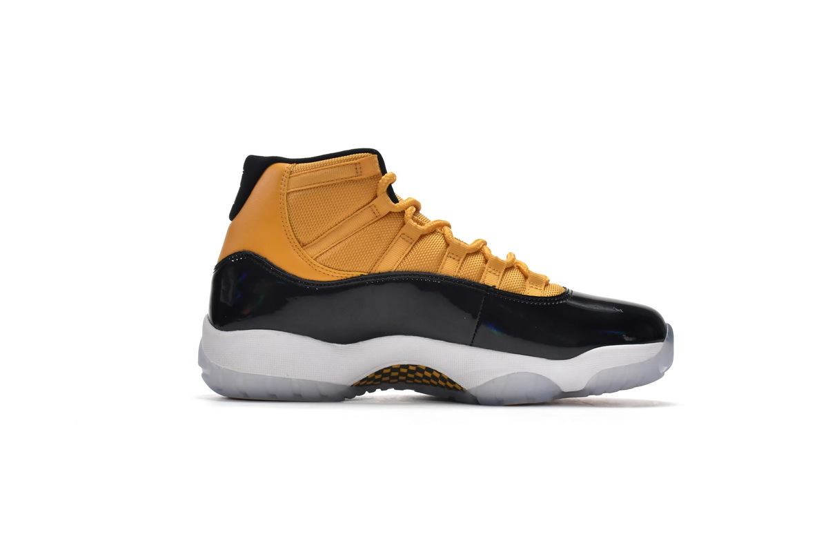 black and yellow jordans 10