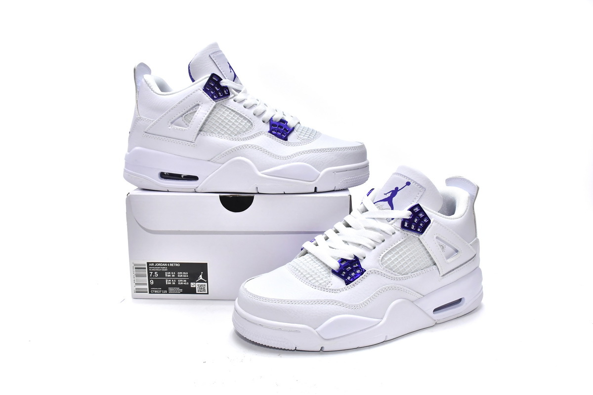 jordan 4s metallic purple