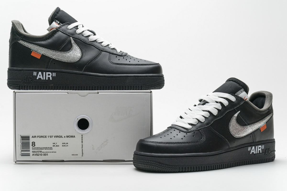 First Look At The MoMA x Virgil Abloh Nike Air Force 1