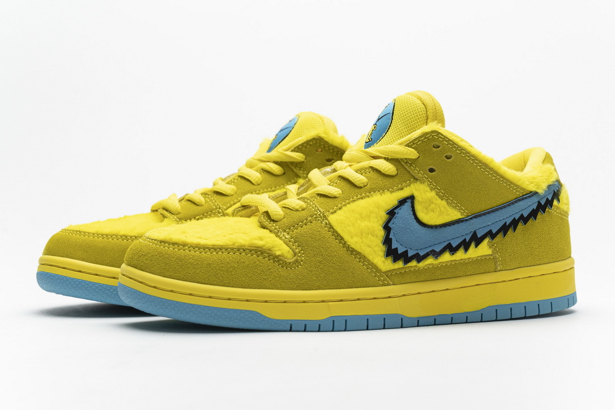 TOP Quality FitforhealthShops SB Dunk Low Grateful Dead Bears Opti Yellow -  700 - CJ5378, nike women flyknit high tops sneakers shoes, FitforhealthShops