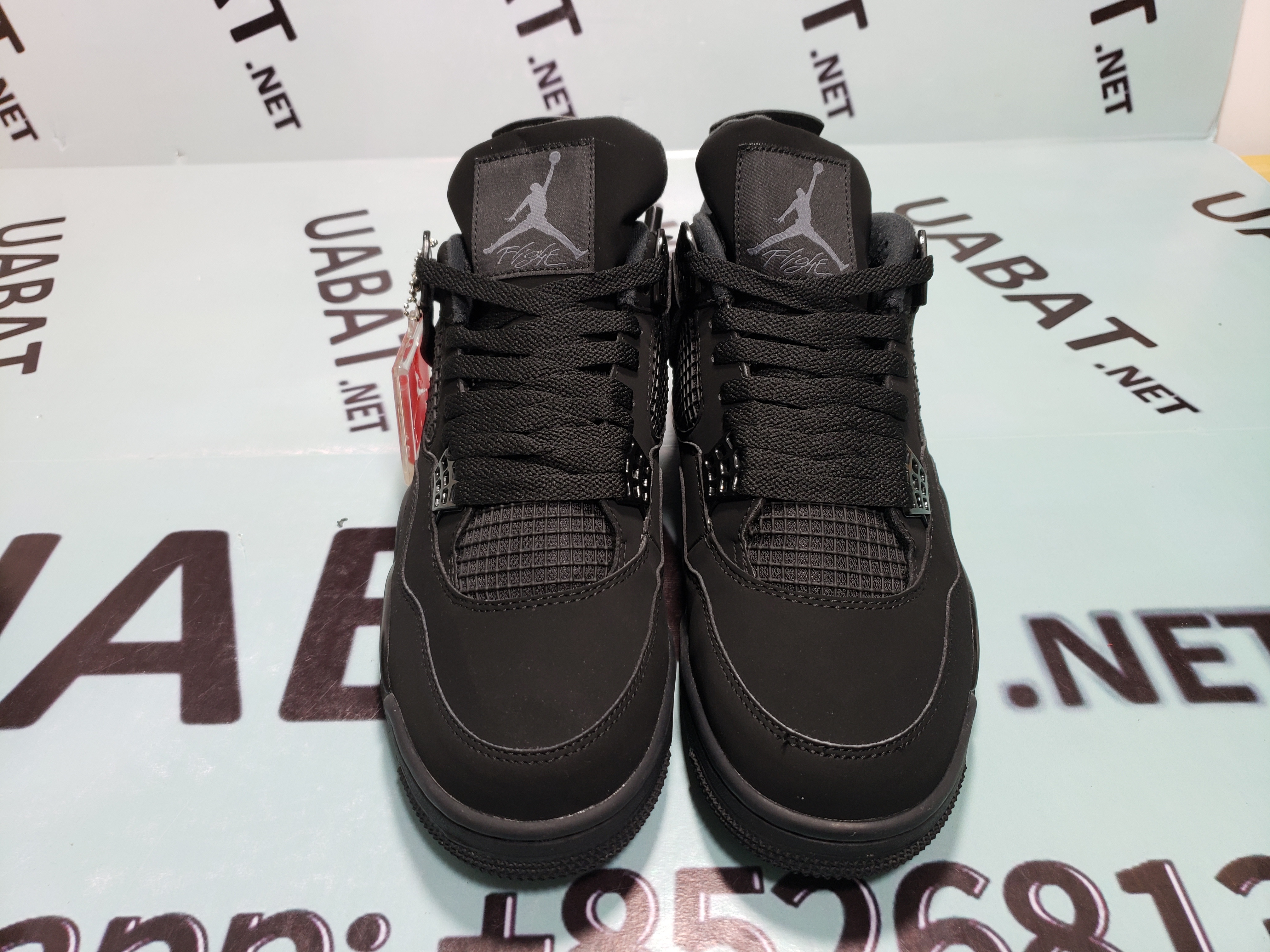 Size 10.5 - Jordan 4 Retro Black Cat 2020 NO BOX MSG Before