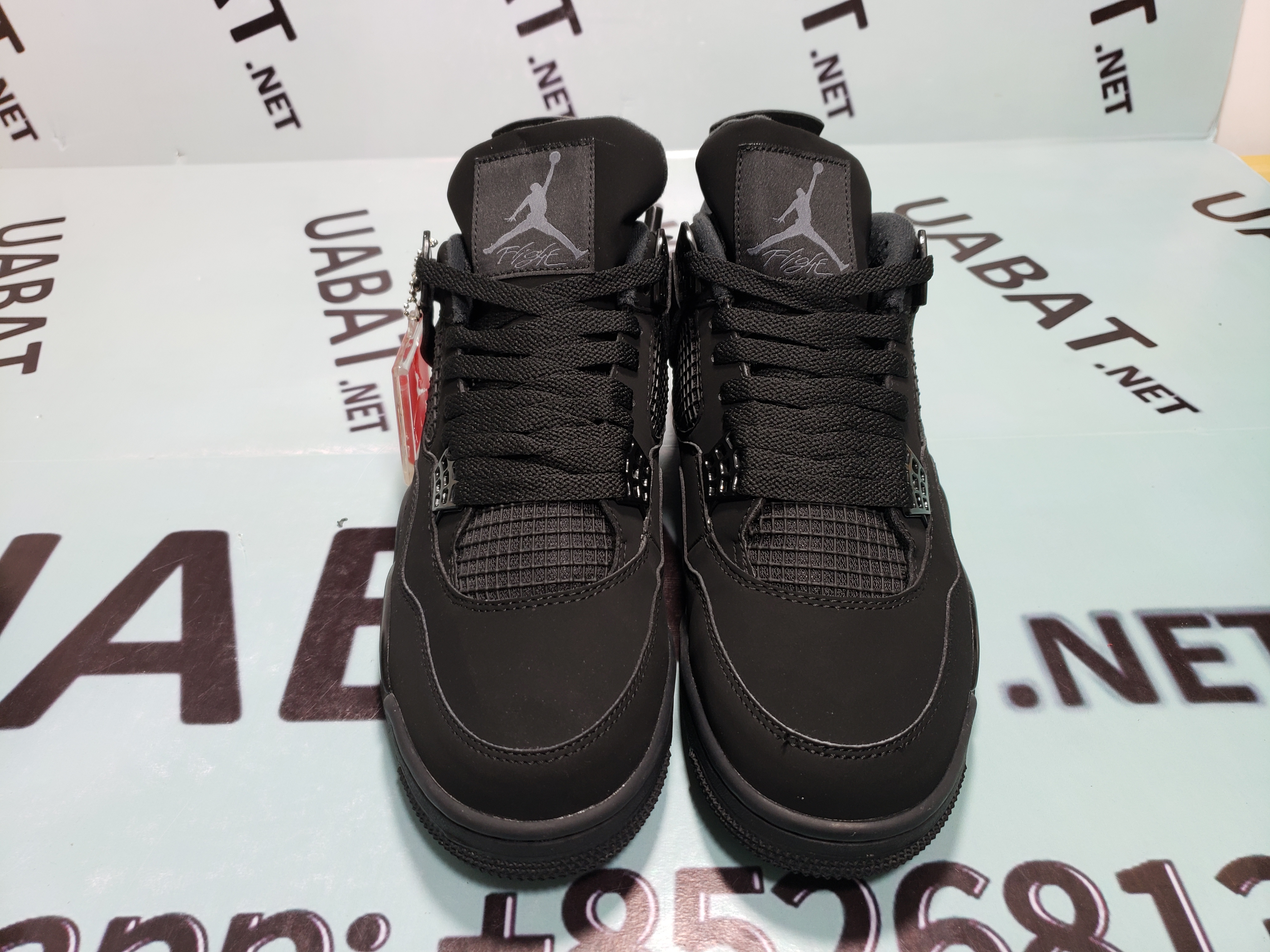 Nike Air Jordan 4 Retro Black Cat 2020 CU1110-010 Size US 7.5 with