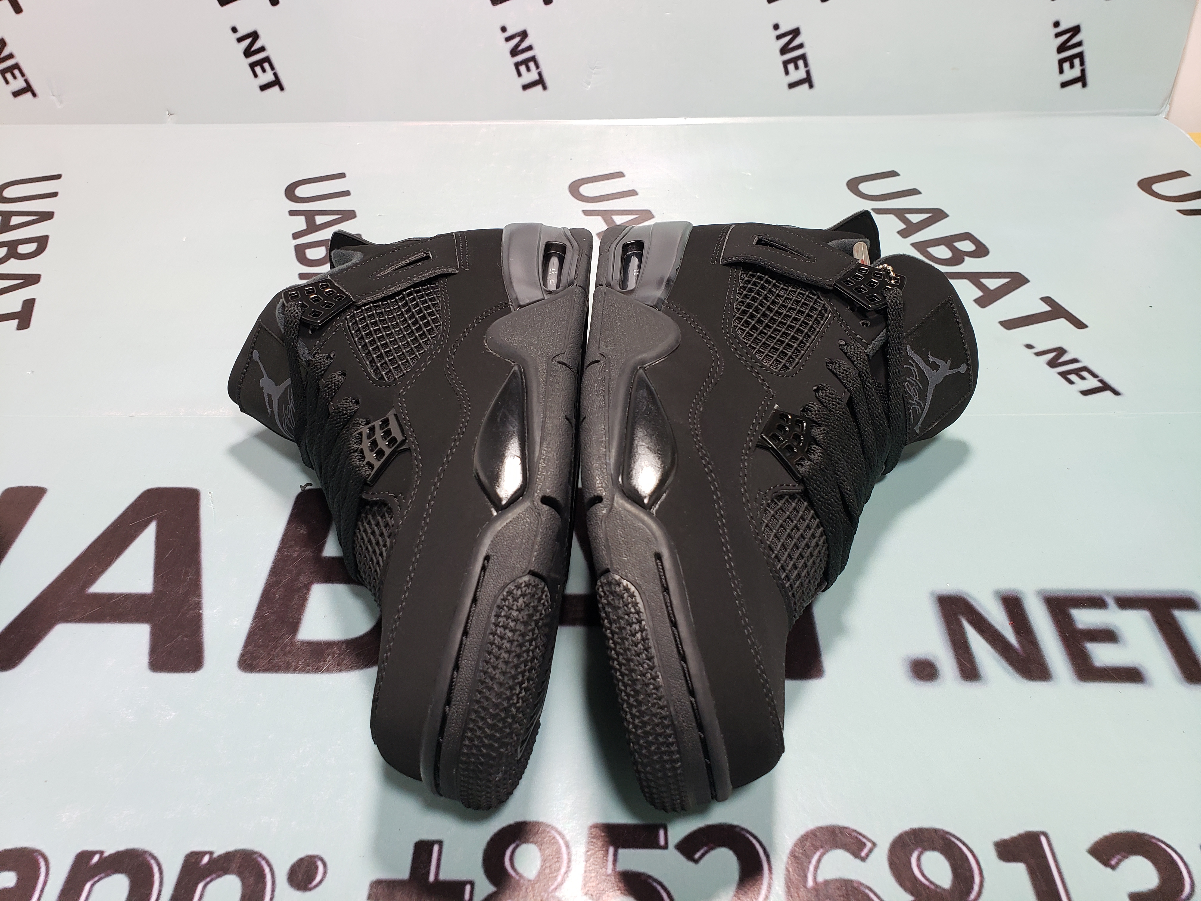 Size 10.5 - Jordan 4 Retro Black Cat 2020 NO BOX MSG Before