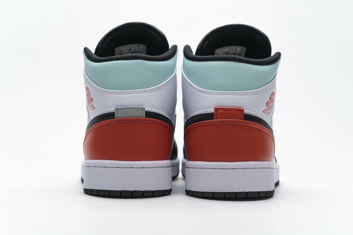 TOP Quality GET Jordan 1 Mid SE White Black Red Spruce - NiceKicksShop