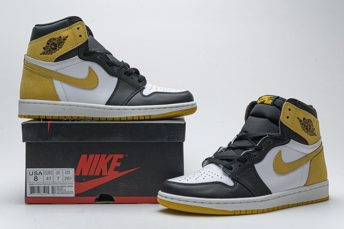 TOP Quality GET Jordan 1 Retro High Yellow Ochre - NiceKicksShop