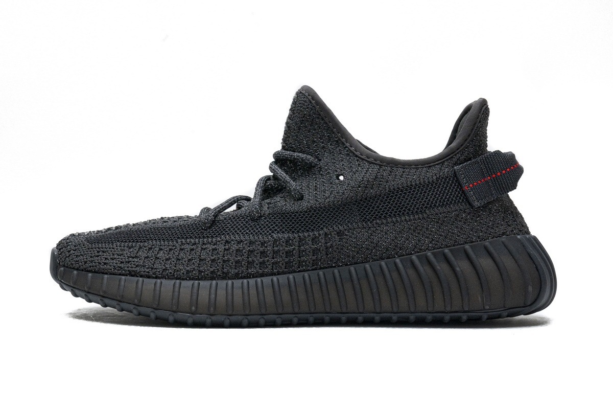 Cheap Adidas Mens Yeezy Boost 350 V2 Black Non Reflective Sneakers Fu9006 Size 8 Us
