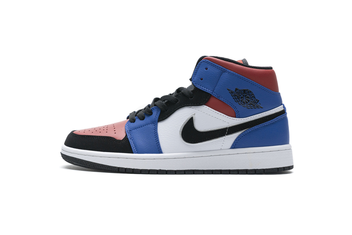 High Quality and Cheap GET Jordan 1 Mid Top 3 554724-124 - Cheapyeezy.net