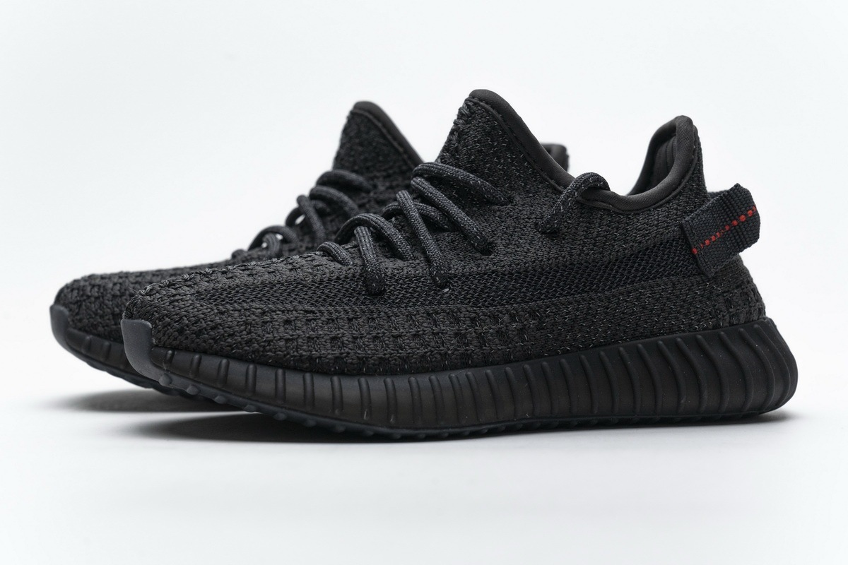 Cheap Authentic Yeezy Boost 350 V2 Static Black Kids Shoes