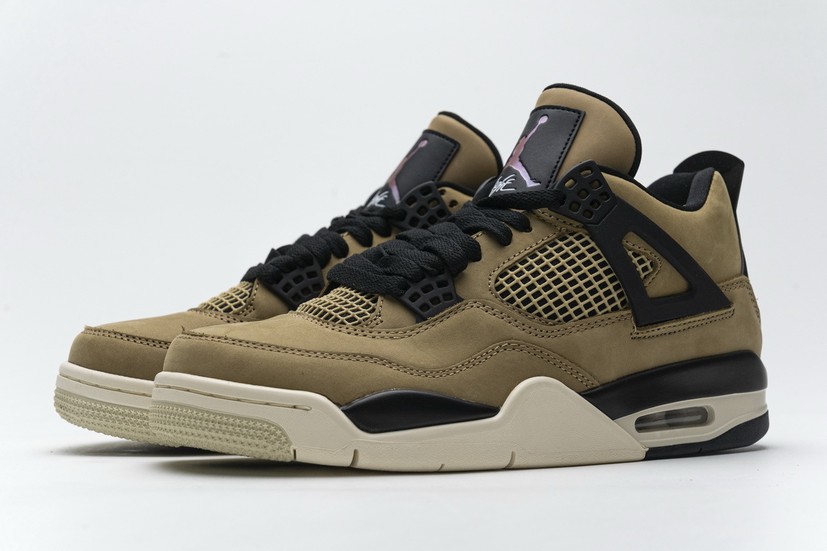TOP Quality Uabat Jordan 4 Retro Fossil 
