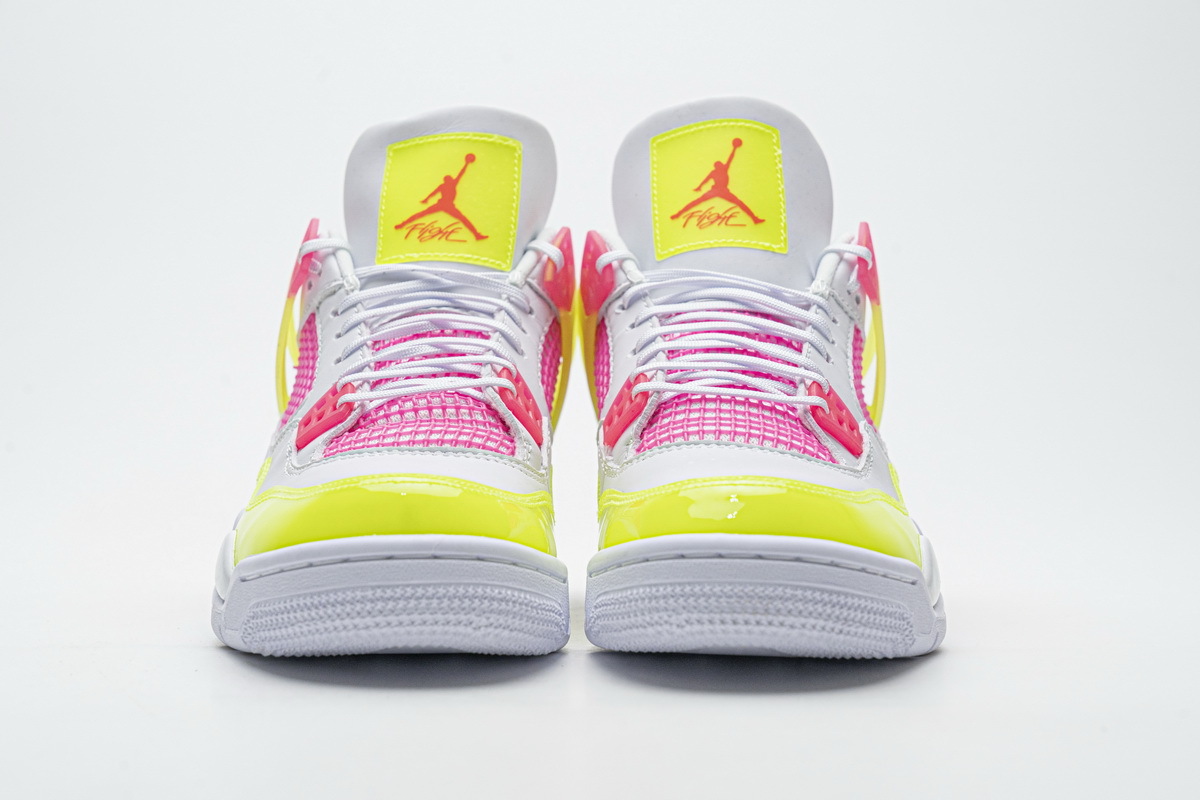 jordan 4 retro white lemon pink