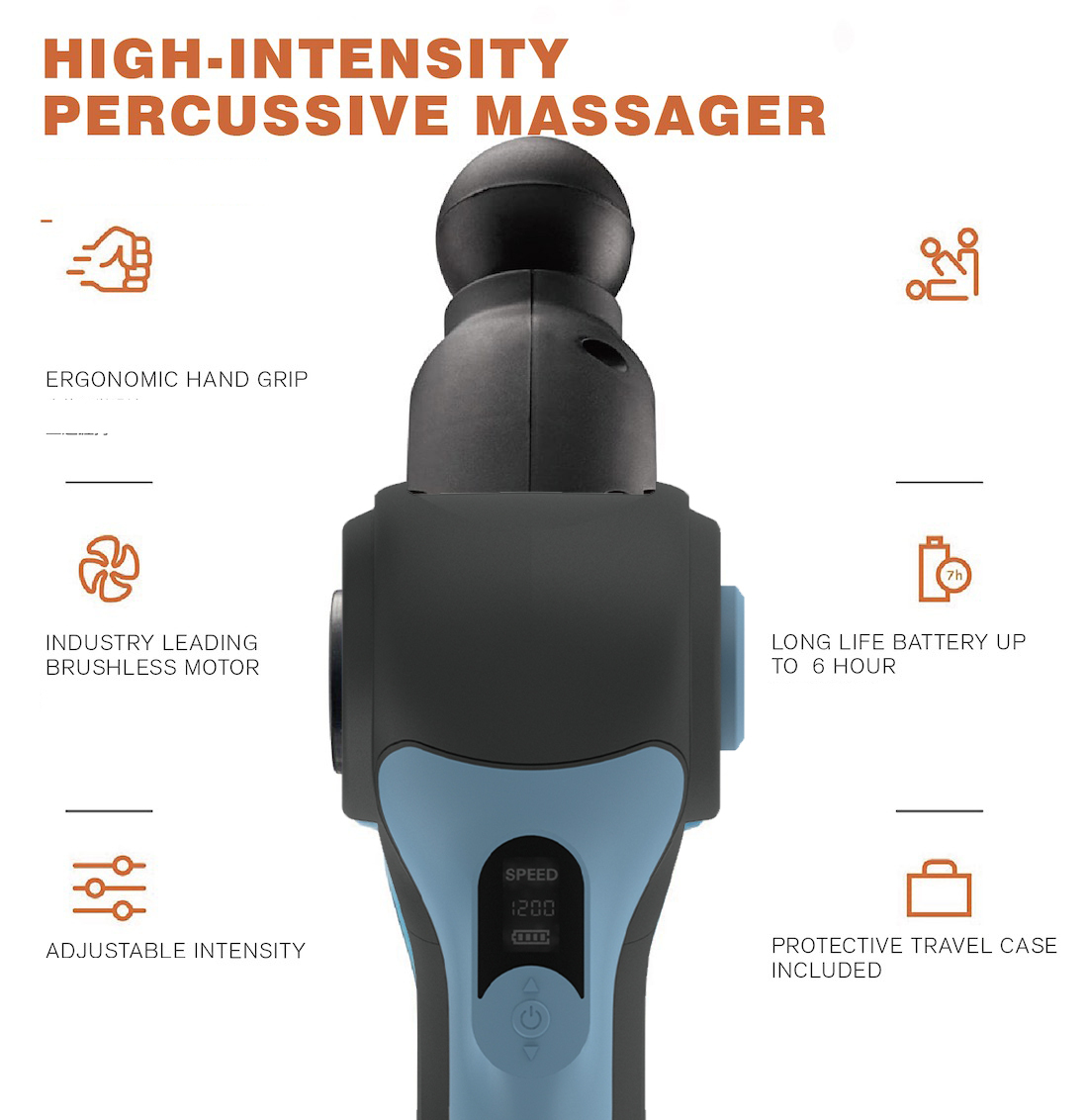 massage gun 2021 for athletes 16mm triangle massage gun