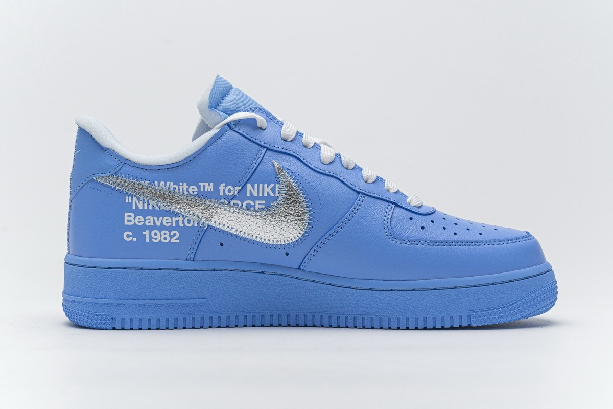 Nike Air Force 1 Low Off-White MCA University Blue - Foots Kicks