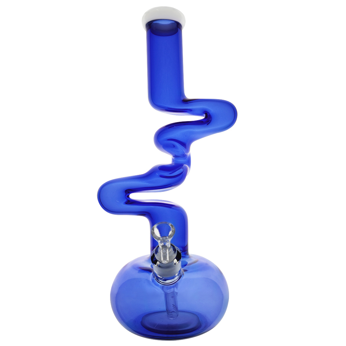 Soloud & Chopped Web Celebrity Same Style | Unique Big Glass Zong Bong With Round Base