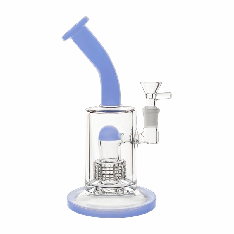 Splash Guard Thick Glass Bong With Dome Perc & Wheel Filter