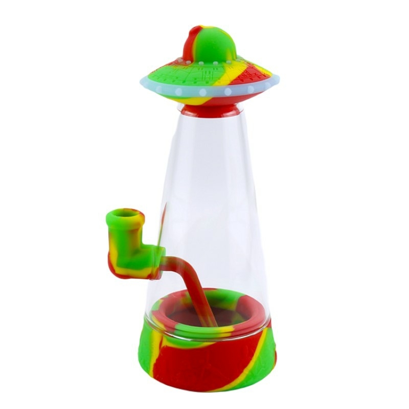 UFO Shaped Silicone Glass Bong