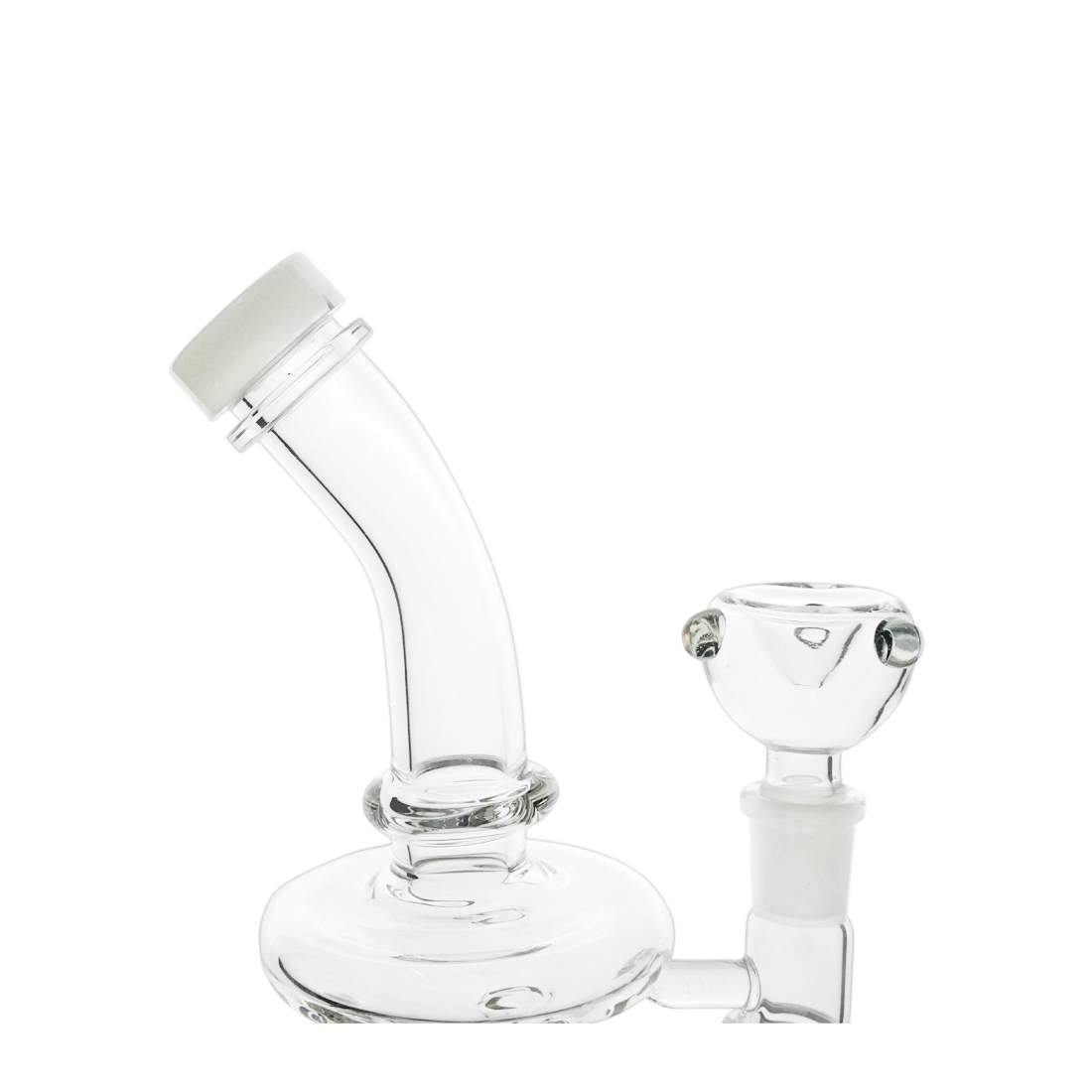 6 Arms Recycler Glass Bongs With Inline Perc