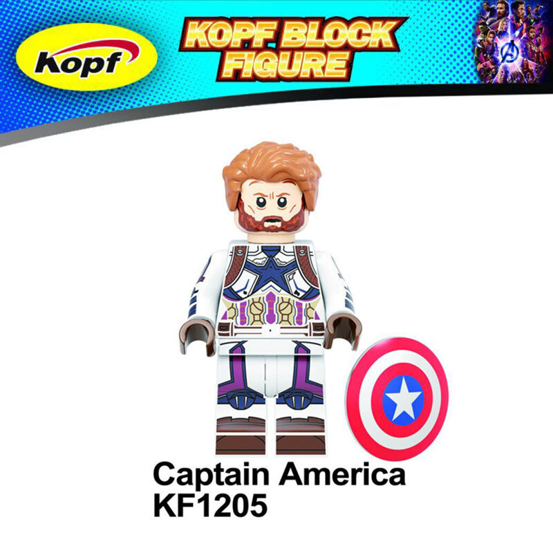 Kopf Super hero figures KF6097 - Iron Man Thor Assembled Building Block Minifigure