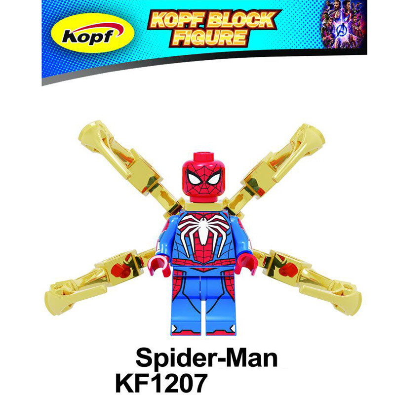 Kopf Super hero figures KF6097 - Iron Man Thor Assembled Building Block Minifigure