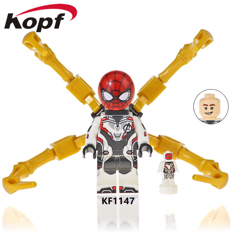 Kopf Superhero Series Assembled Four-quantity quantum suit Hulk assembled building block minifigure educational toy