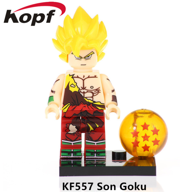 Kopf Dragon Ball Boy animation block figure Minifigures