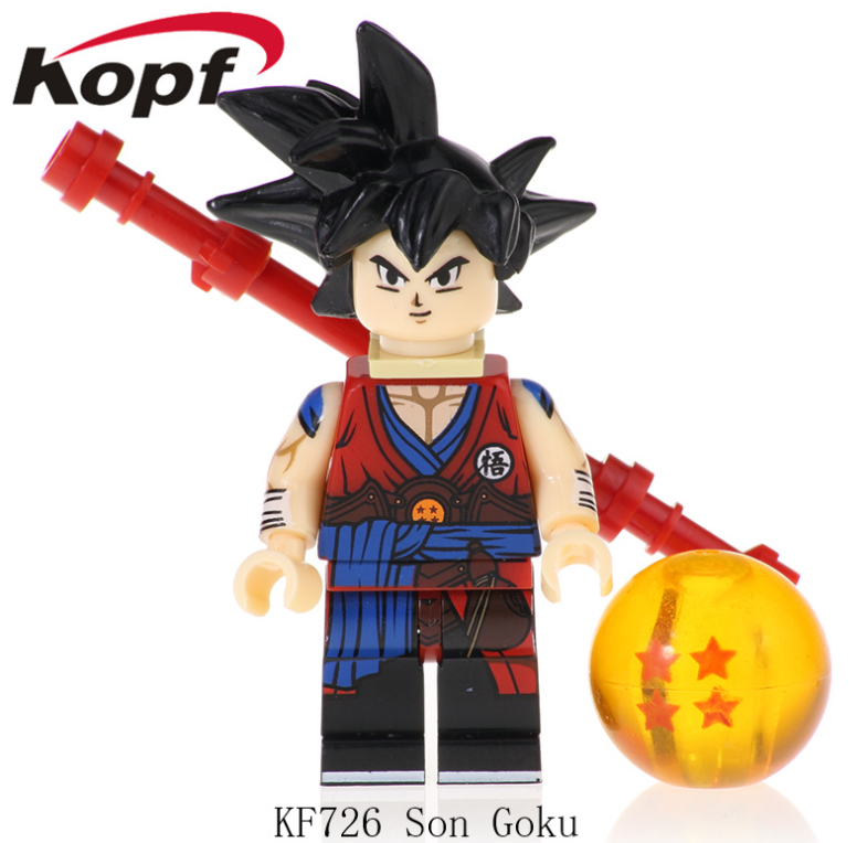 Kopf Dragon Ball Saiyan Goku Assembling Minifigures